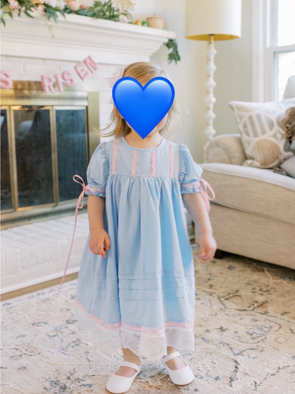 Girls 2T Stitchy Fish Heirloom Dress